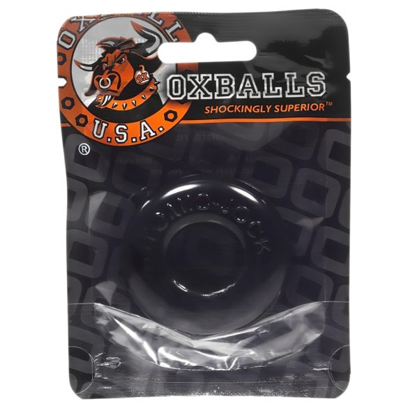 OXBALLS Donuts - īpaši spēcīgs dzimumlocekļa gredzens (melns)