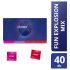 Durex Fun Explosion - diskrēto prezervatīvu komplekts (40 gab)