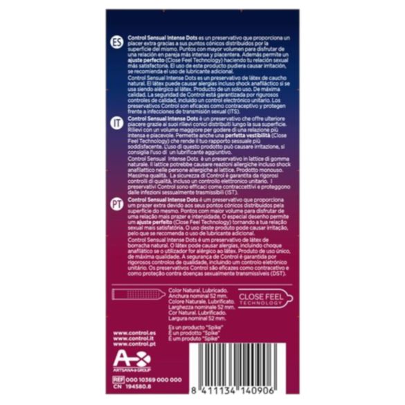 Control - prezervatīvi ar izciļņiem 12 gab