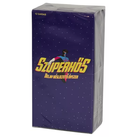 Supervaronis - prezervatīvi ar aizkavējošu iedarbību (12 gab.)