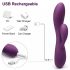 Baudīšanas prieks 2.0 - G-punkta un klitora vibrators (violets)