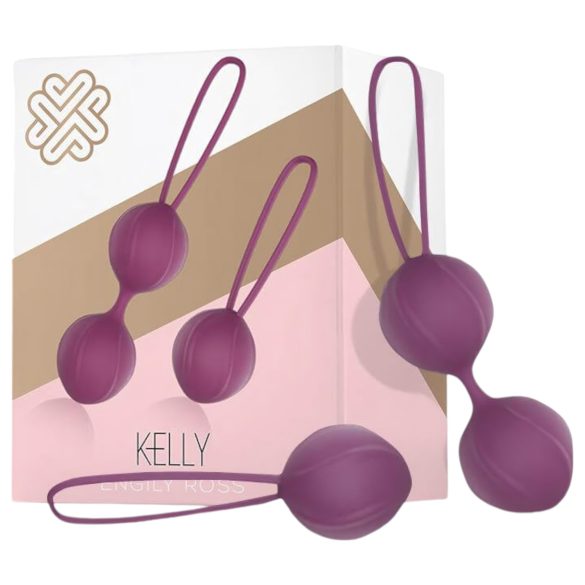 Engily Ross Kelly - 2 daļu geišas bumbiņu komplekts (violets)