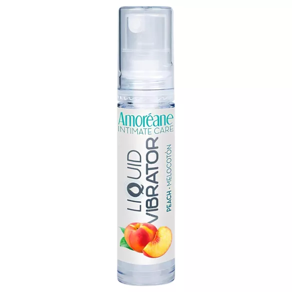 Amoréane - šķidrs vibrators uzbudinošs lubrikants ar persiku (10 ml)