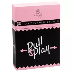   Secret Play Pull & Play - erotiska kāršu spēle pāriem (50 kārtis) - 7 valodās