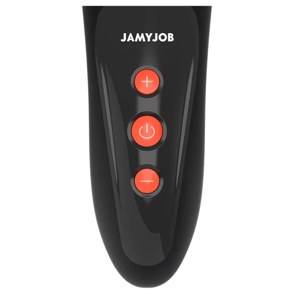 JamyJob - pulējošs dzimumlocekļa galviņas vibrators melns