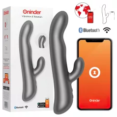   Oninder Oslo - pielāgojams, rotējošs klitora vibrators (melns)