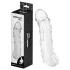 Addicted Toys - dzimumlocekļa uzmava ar dzimumlocekļa gredzenu - 22 cm (caurspīdīga)