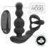 Addicted Toys - anālais vibrators ar rotējošu galviņu un dzimumlocekļa gredzenu