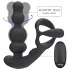 Addicted Toys - anālais vibrators ar rotējošu galviņu un dzimumlocekļa gredzenu