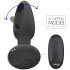 Addicted Toys - anālais vibrators ar kustīgu mēli melns