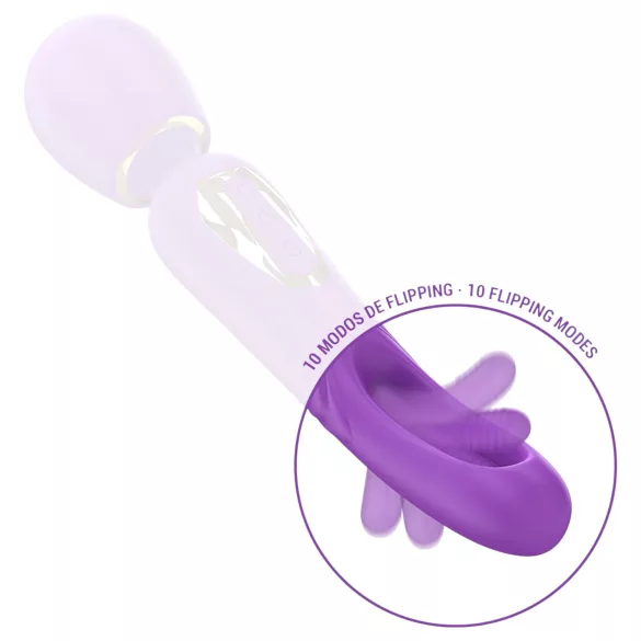Intense Christy - vibrators ar kustīgu mēli, masāžai, violets