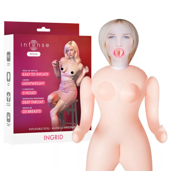 Intense Dolls Ingrid - piepūšamā seksa lelle gumija