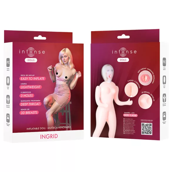 Intense Dolls Ingrid - piepūšamā seksa lelle gumija
