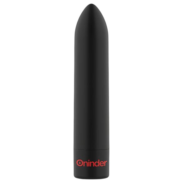 Oninder - mini vibrators ar lietotni, melns