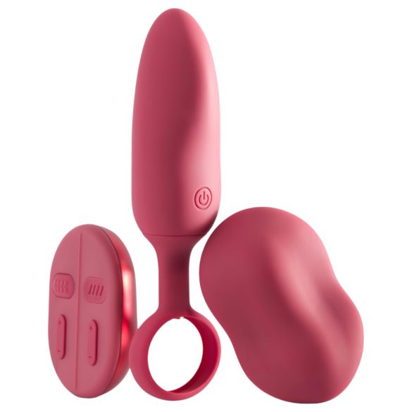 Platanomelón Mobi - 2 daļu vibratoru komplekts - (sarkans)