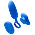 Platanomelón Mobi - bezvadu vibrators, 2 daļas (zils)