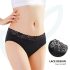 Adalet Natura Super - menstruālā biksītes (melnas)