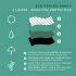 Adalet Natura Super - menstruālā biksītes (melnas)