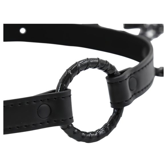 INTOYOU - Mutes aizbāznis ar krūtsgala klipsi (melns)