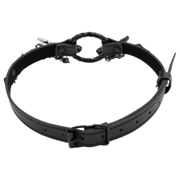 INTOYOU - Mutes aizbāznis ar krūtsgala klipsi (melns)