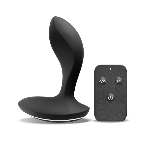 INTOYOU anālais elektro vibrators ar vibrācijām melns