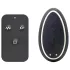 INTOYOU anālais elektro vibrators ar vibrācijām melns