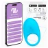 INTOYOU Ringo - gudrs vibrējošs dzimumlocekļa gredzens ar lietotni (zils)