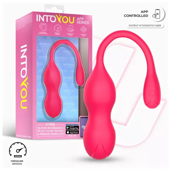 INTOYOU Kyra iegurņa muskuļu trenažieris ar vibrāciju, rozā