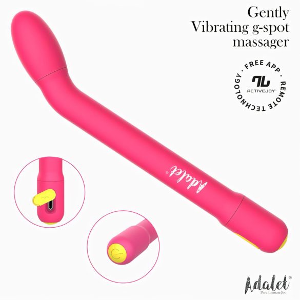 Adalet Gently - G-punkta un prostatas vibrators rozā