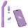 Adalet Gently - viedais G punkta un prostatas vibrators violets