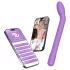 Adalet Gently - viedais G punkta un prostatas vibrators violets