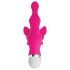 Evolved - pērļots vibrators ar klitora stimulatoru (rozā)