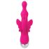 Evolved - pērļots vibrators ar klitora stimulatoru (rozā)