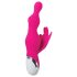 Evolved - pērļots vibrators ar klitora stimulatoru (rozā)