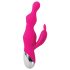 Evolved - pērļots vibrators ar klitora stimulatoru (rozā)