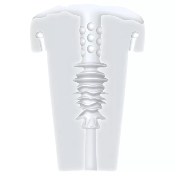 Zero Tolerance - vīriešu masturbators ar vibrāciju un sūkšanu caurspīdīgs