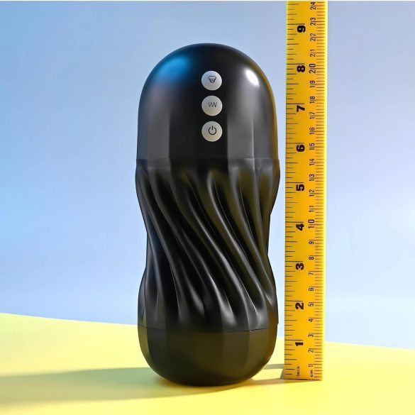 Playboy Solo – akumulatora sūkšanas masturbators (melns)