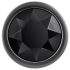 Evolved Black Gem - metāla anālo aizbāžņu komplekts ar melnu akmeni (sudrabs)