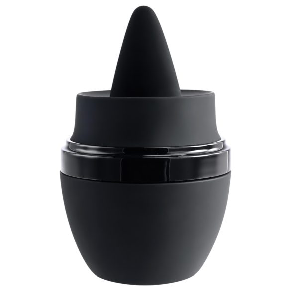 Evolved vibrators ar mēli, uzlādējams, melns