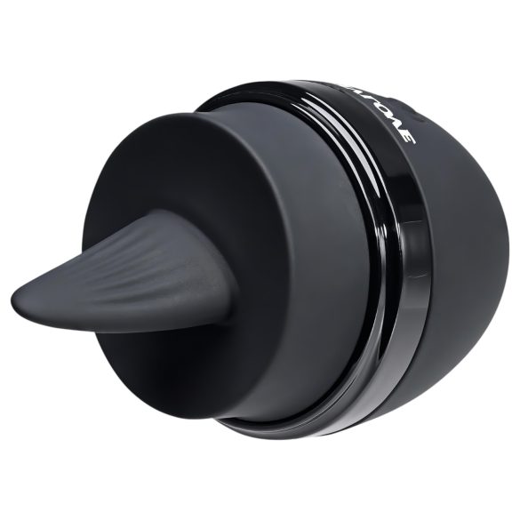 Evolved vibrators ar mēli, uzlādējams, melns