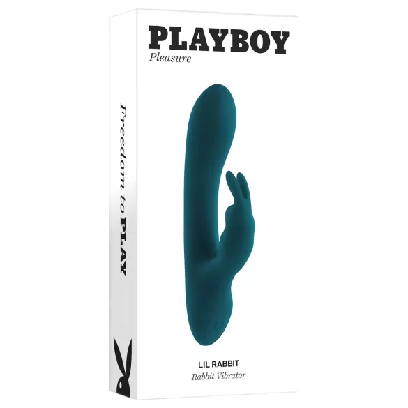 Playboy Rabbit - vibrators ar klitora stimulatoru, ūdensizturīgs, uzlādējams,