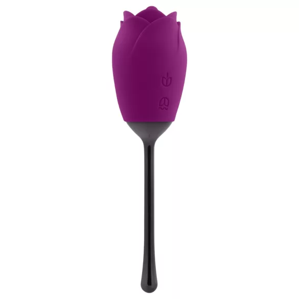 Playboy - ūdensizturīgs uzlādējams klitora vibrators ar mēlīti violets