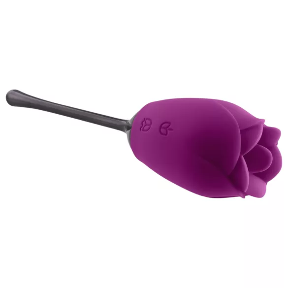 Playboy - ūdensizturīgs uzlādējams klitora vibrators ar mēlīti violets