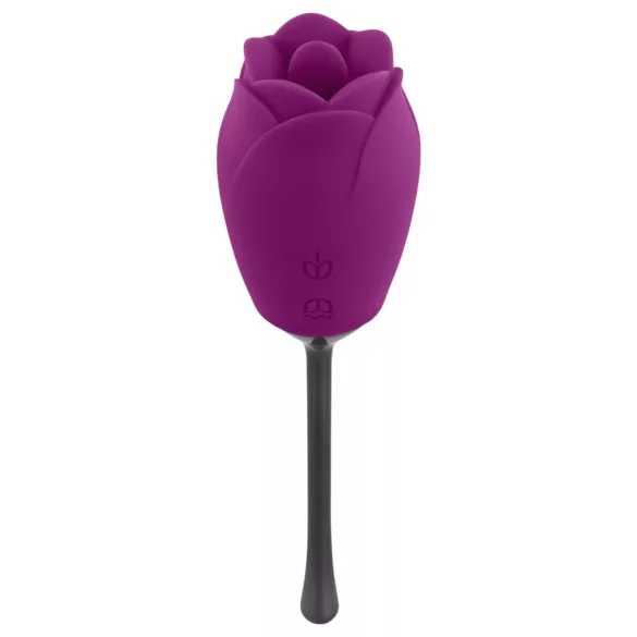 Playboy - ūdensizturīgs uzlādējams klitora vibrators ar mēlīti violets