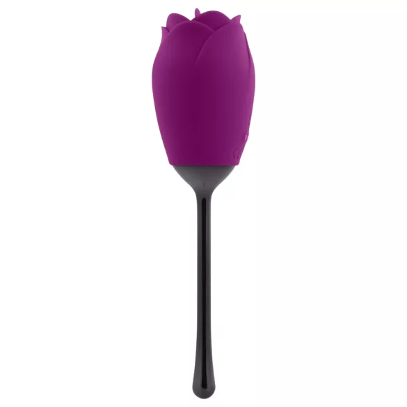 Playboy - ūdensizturīgs uzlādējams klitora vibrators ar mēlīti violets