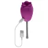 Playboy - ūdensizturīgs uzlādējams klitora vibrators ar mēlīti violets