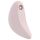 Playboy Palm - akumulatora, ūdensizturīgs 2in1 klitora vibrators (rozā)