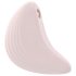 Playboy Palm - akumulatora, ūdensizturīgs 2in1 klitora vibrators (rozā)