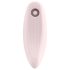Playboy Palm - akumulatora, ūdensizturīgs 2in1 klitora vibrators (rozā)