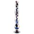 Playboy Jewels - viļņains stikla dildo (caurspīdīgs)